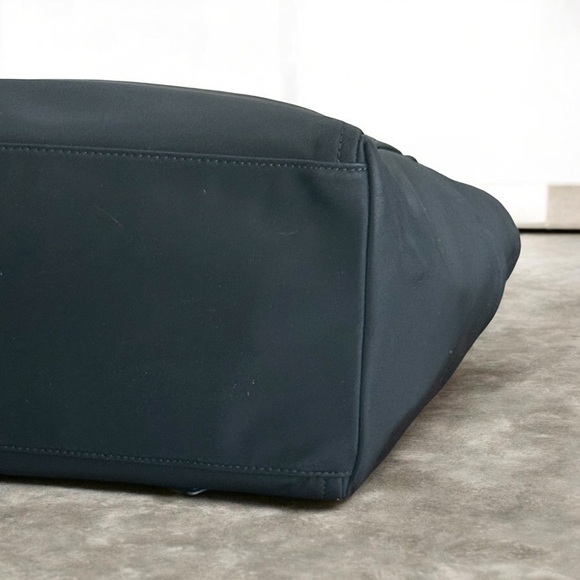 Authentic Kate Spade Black Nylon Tote Bag with Leather Accents - Picture 6 of 12